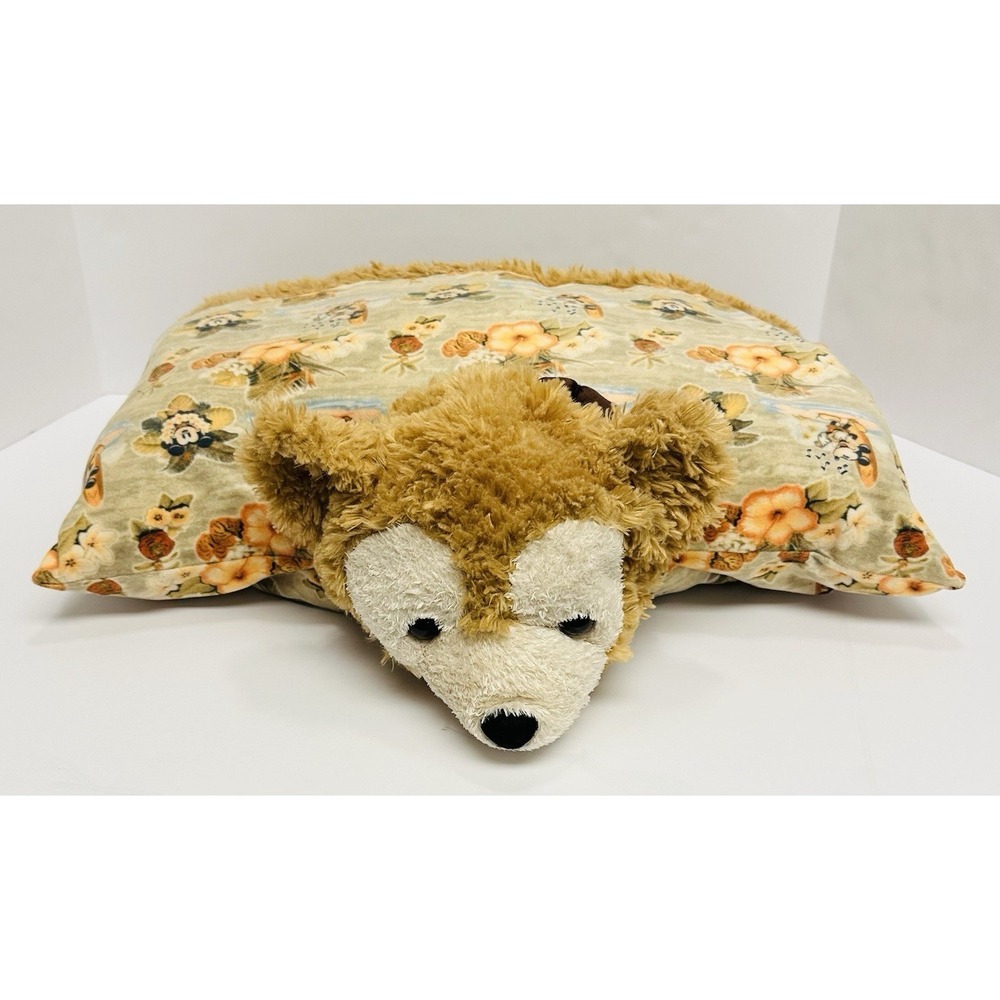 Disney Aulani Exclusive Limited Edition Duffy Bear Hawaiian 18" Pillow Pet 2016